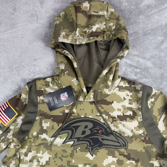 Nike - Baltimore Ravens Solute to Service Camo Hoodie - Picture 2 of 10